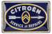 Blechschild Citroen Service 1